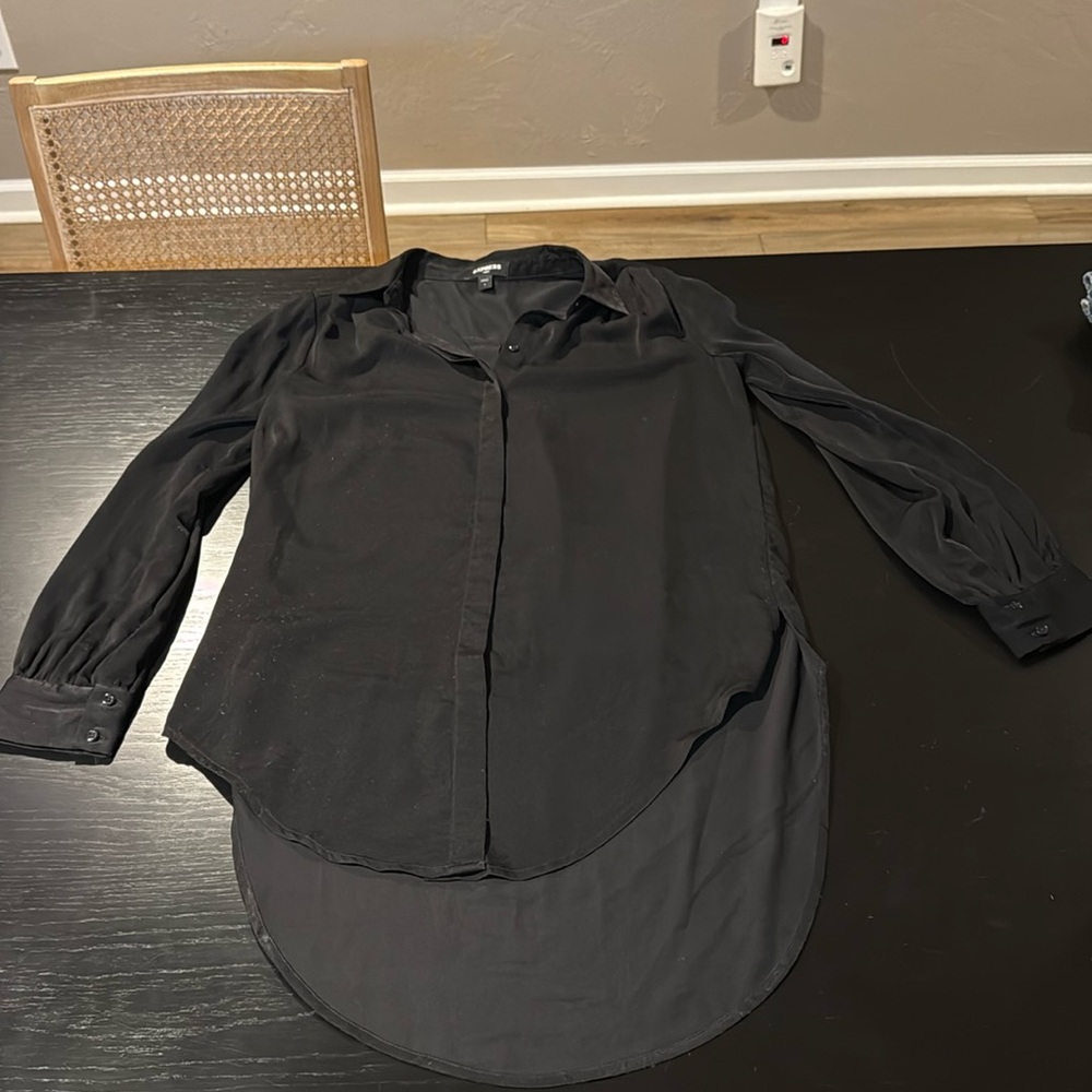 Express tunic women’s shirt black size small S